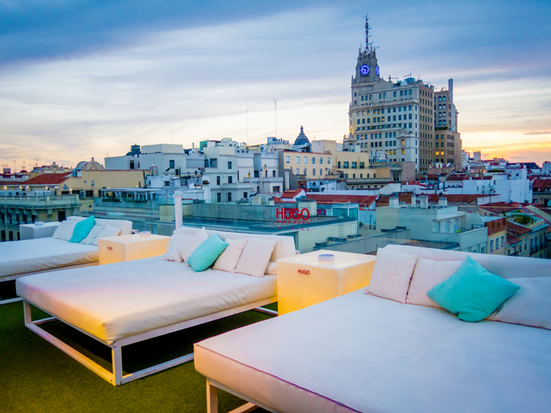 Vista de Madrid desde la terraza