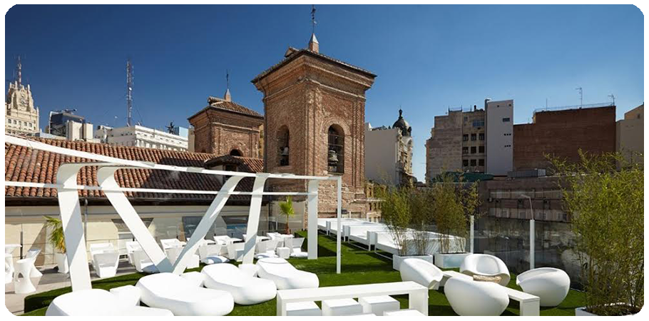 Espacio climatizado de la azotea